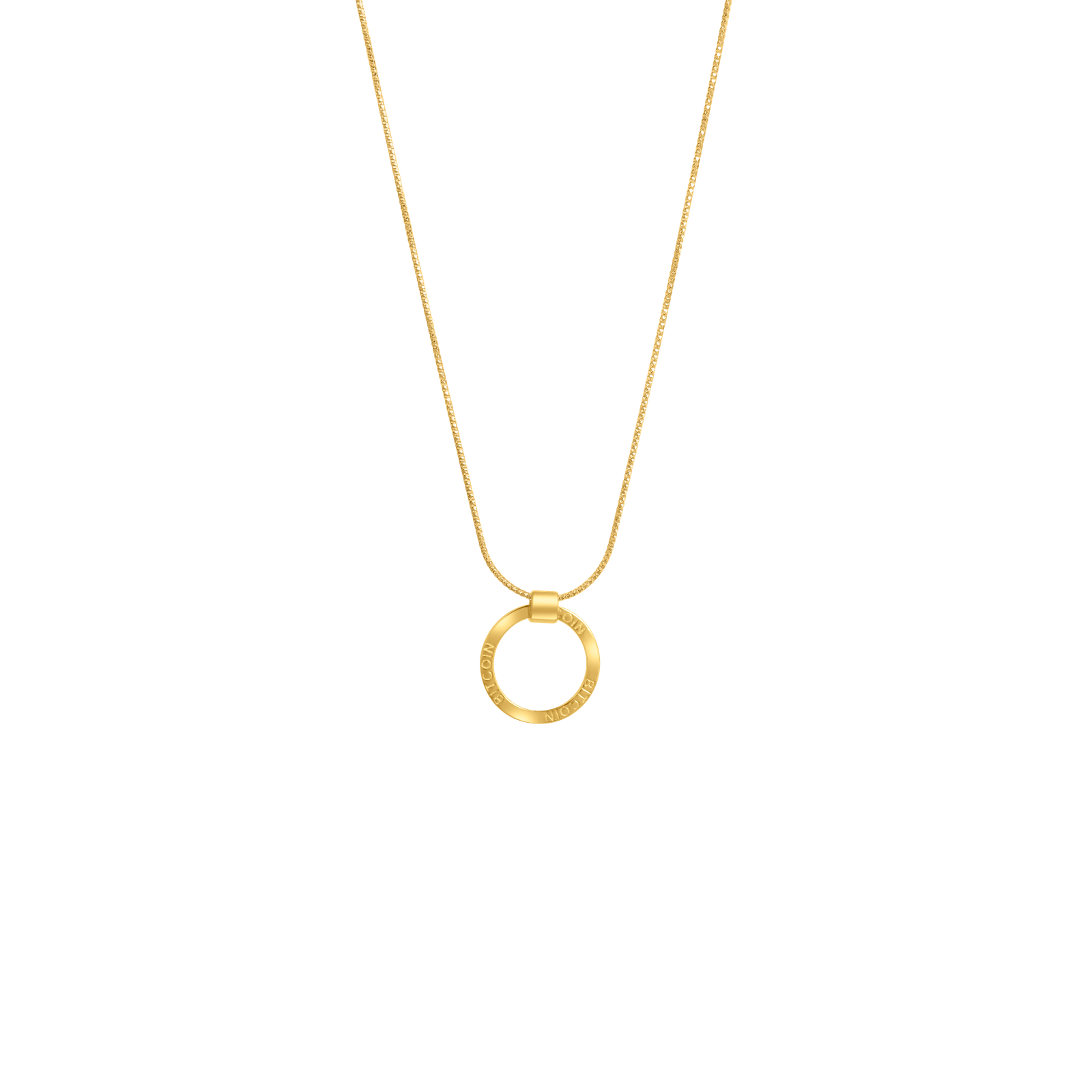 Bitcoin Orbit Pendant
